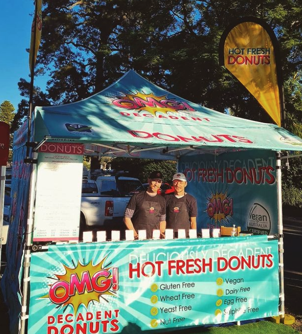 Hot Fresh Donuts that are Gluten free & Vegan- Now available in The Blue Mountains!
