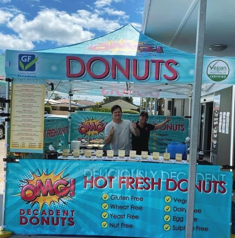 Hot Fresh Donuts that are Gluten free and Vegan