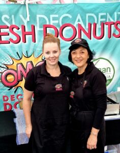 We are Penny & Carla, bringing yummy OMG Donuts to The Hills....