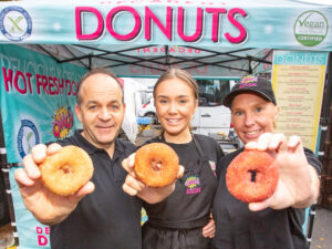 Hot Fresh Donuts that are Gluten free and Vegan - that everyone can enjoy