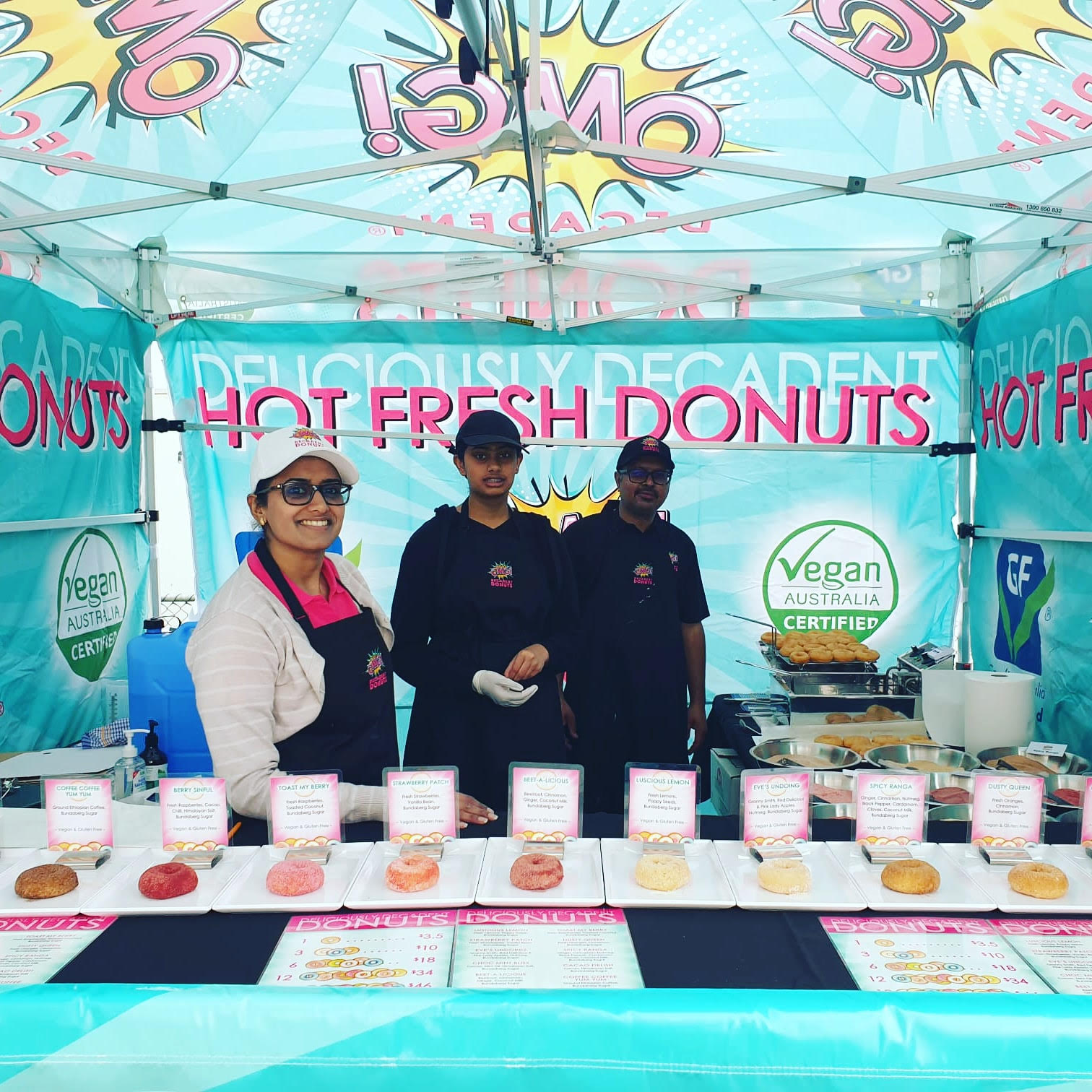 Hot Fresh Yummy Donuts that are Gluten free and Vegan - that everyone can love!