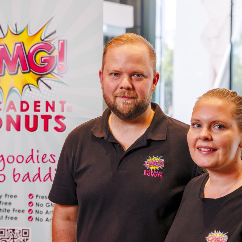 OMG Decadent Donuts Geraldton Licensees Emily & Daniel